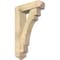 Ekena Millwork Merced Arts and Crafts Rough Sawn Bracket w/ Offset Brace, Douglas Fir, 6"W x 20"D x 32"H BKT0604X20X32MRC03RDF - alternate 1